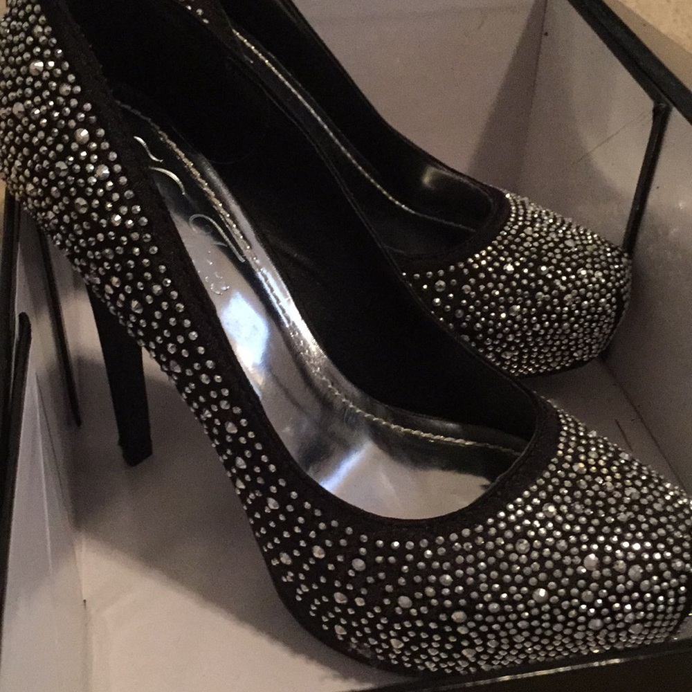 Dazzle sparkle heels size 7 - Picture 2 of 6